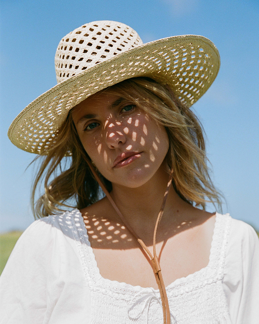 La Ranchera Cut-Out Straw Hat