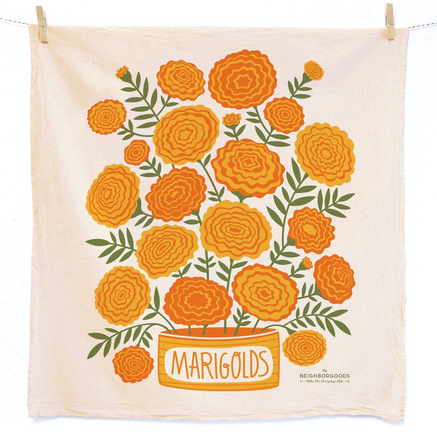 Mari Berry Organic Cotton Dish Towel Set - 2 Pack