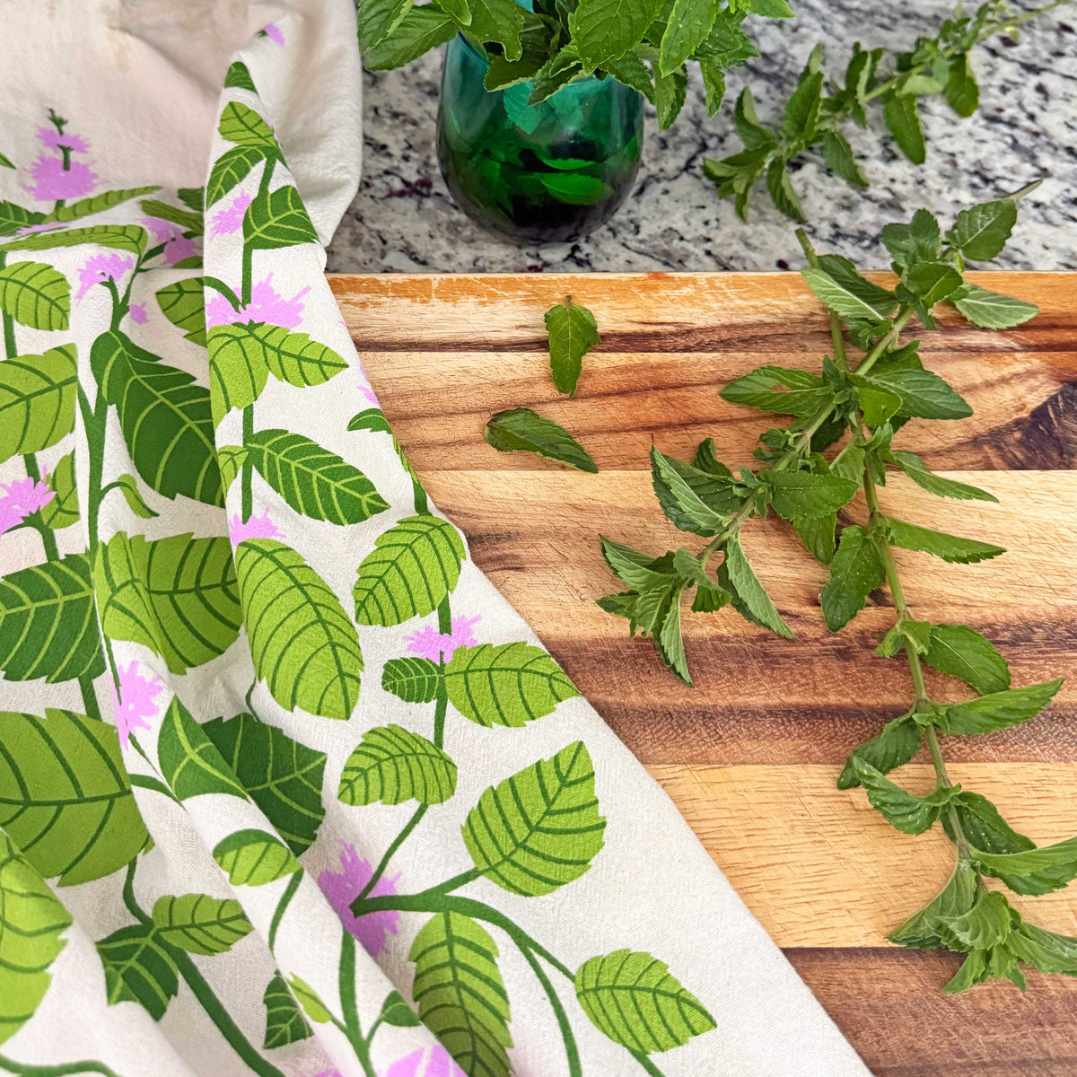 Lilac Purple Organic Cotton Dish Towel Set - 2 Pack