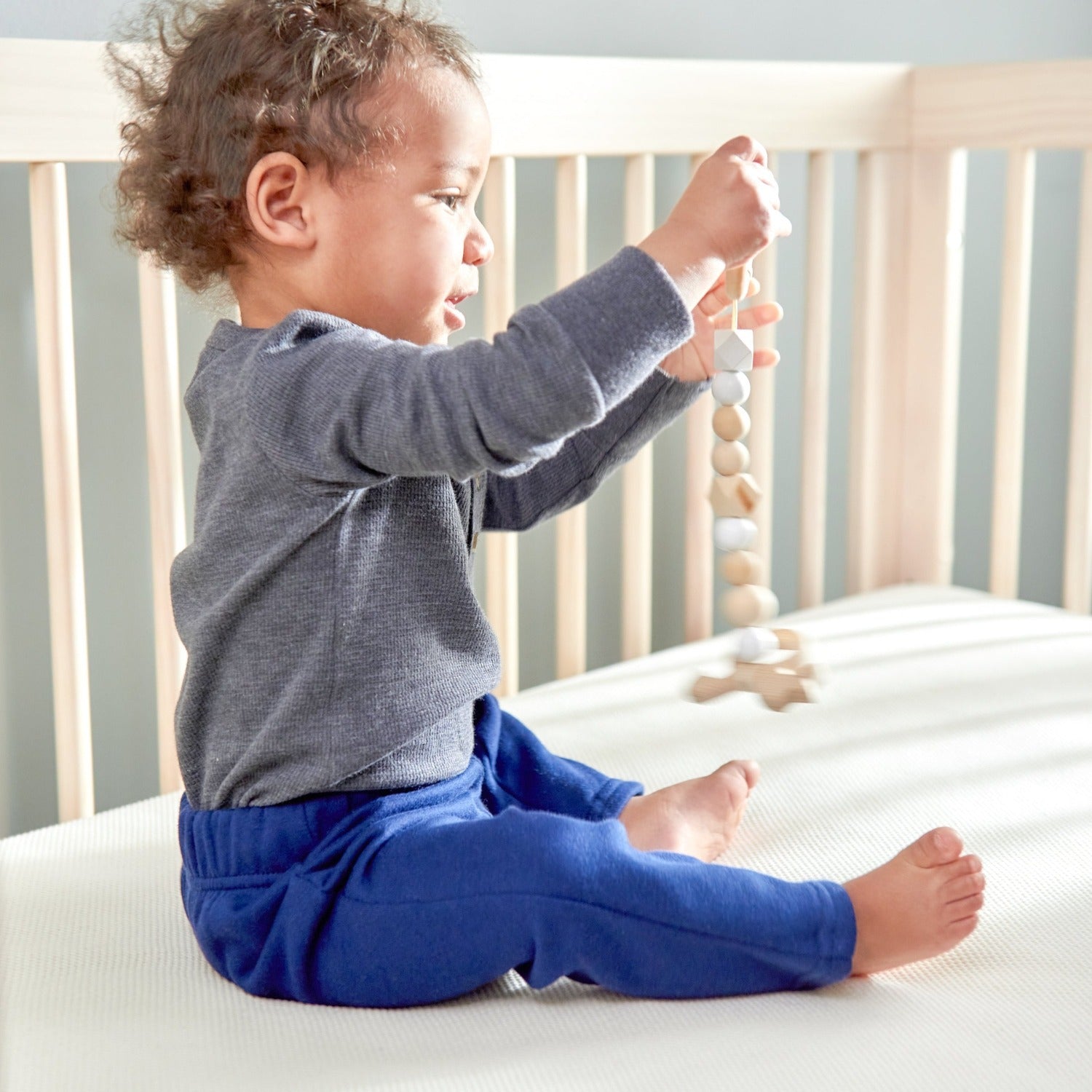 Breathable 2-Stage Organic Cotton Waterproof Crib Mattress