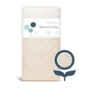 Breathable 2-Stage Organic Cotton Waterproof Crib Mattress