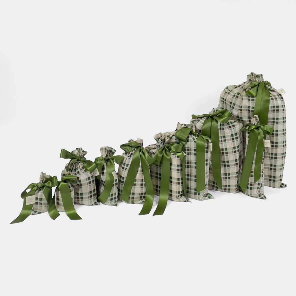 Nadarrach Tartan Reusable Gift Bag Set