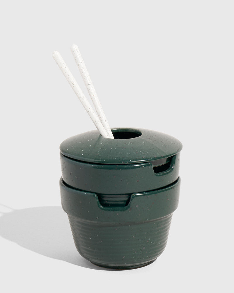 Stoneware Stackable Noodle Bowl Set