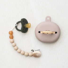 Natural Rubber Pacifier Keeper Case