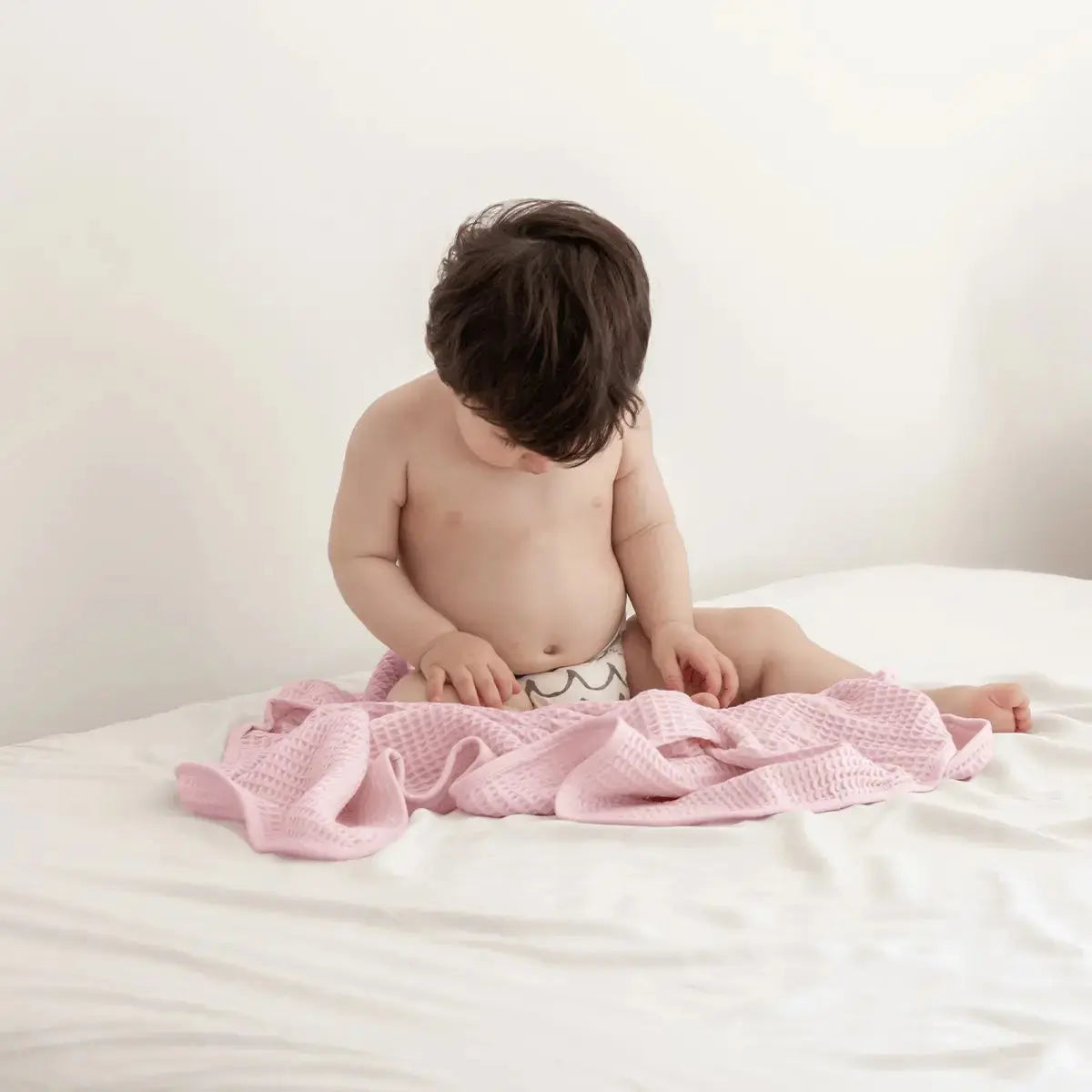 Waffle Hooded Baby Towel