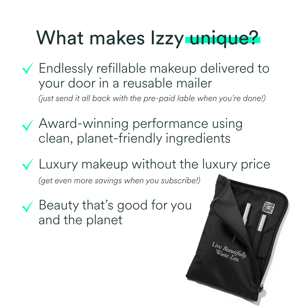 Izzy Recyclable Mascara - Zero Waste Mascara, Vegan, Carbon Neutral