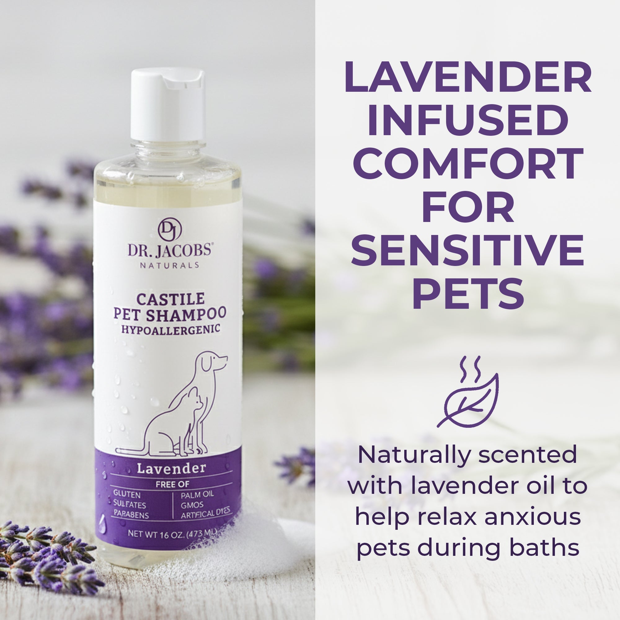 Castile Pet Shampoo Lavender