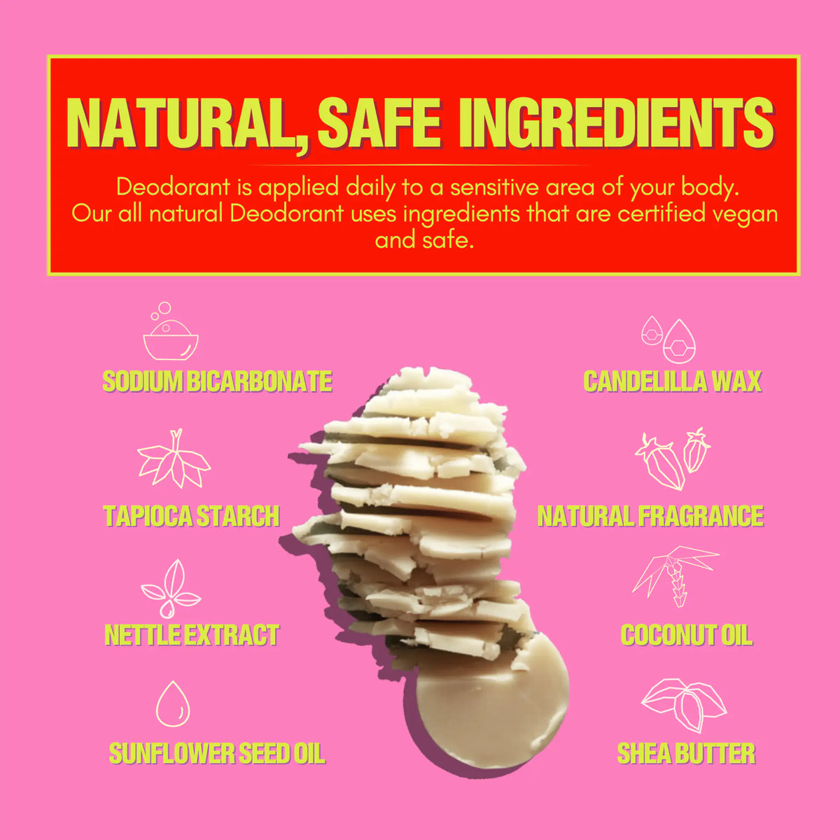 Green Machine Deodorant- Vegan, Aluminum Free