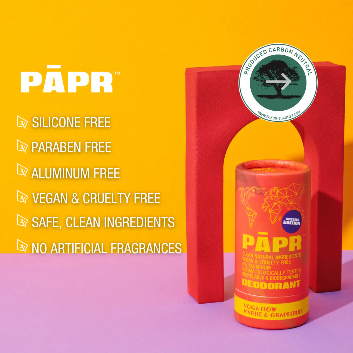 Yoga Flow Deodorant- Vegan, Aluminum Free