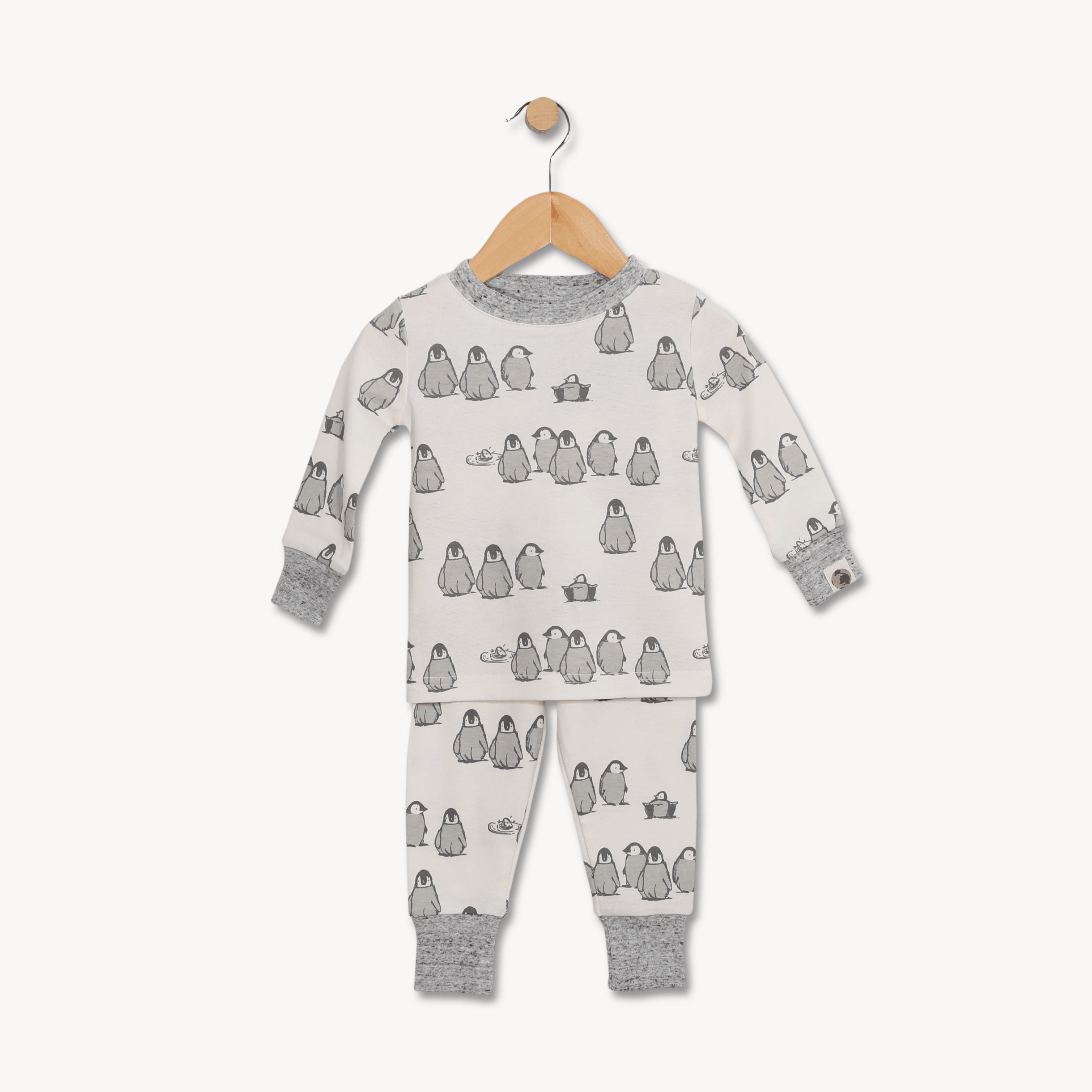 Penguin PJ set in infant-toddler sizes