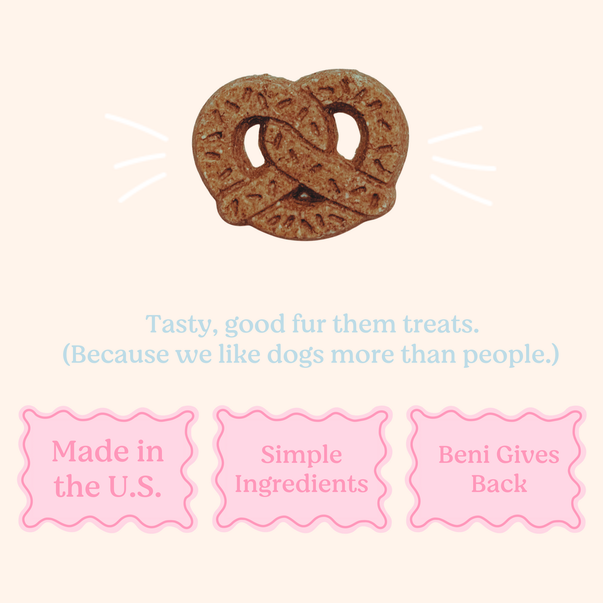 Cheddar Pretzels Dog Treats