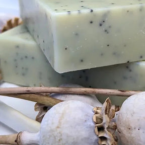 Poppy Seed and Plantain Exfoliating Shower Soap