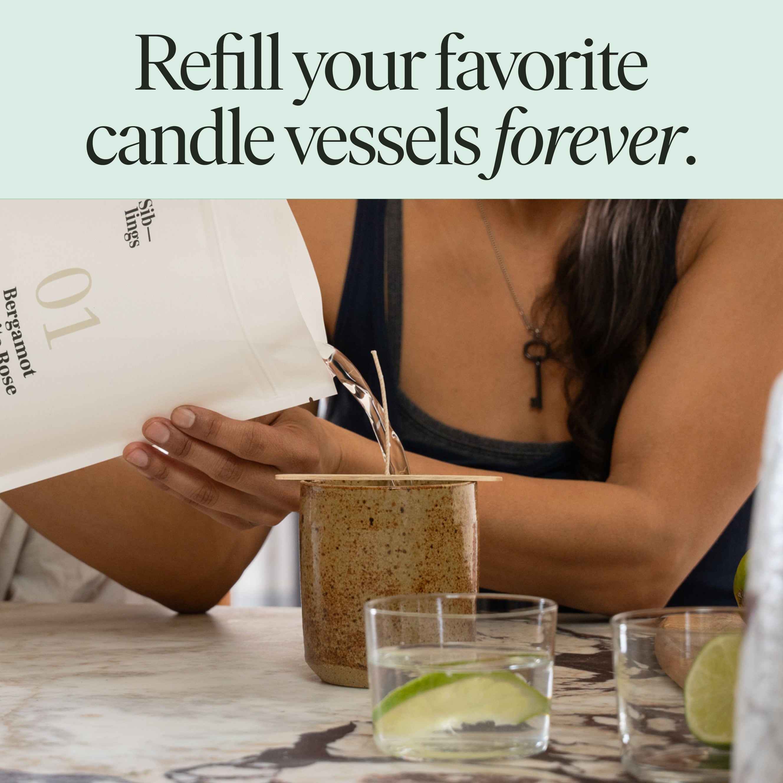 Sweet Woods Candle Refill Pack