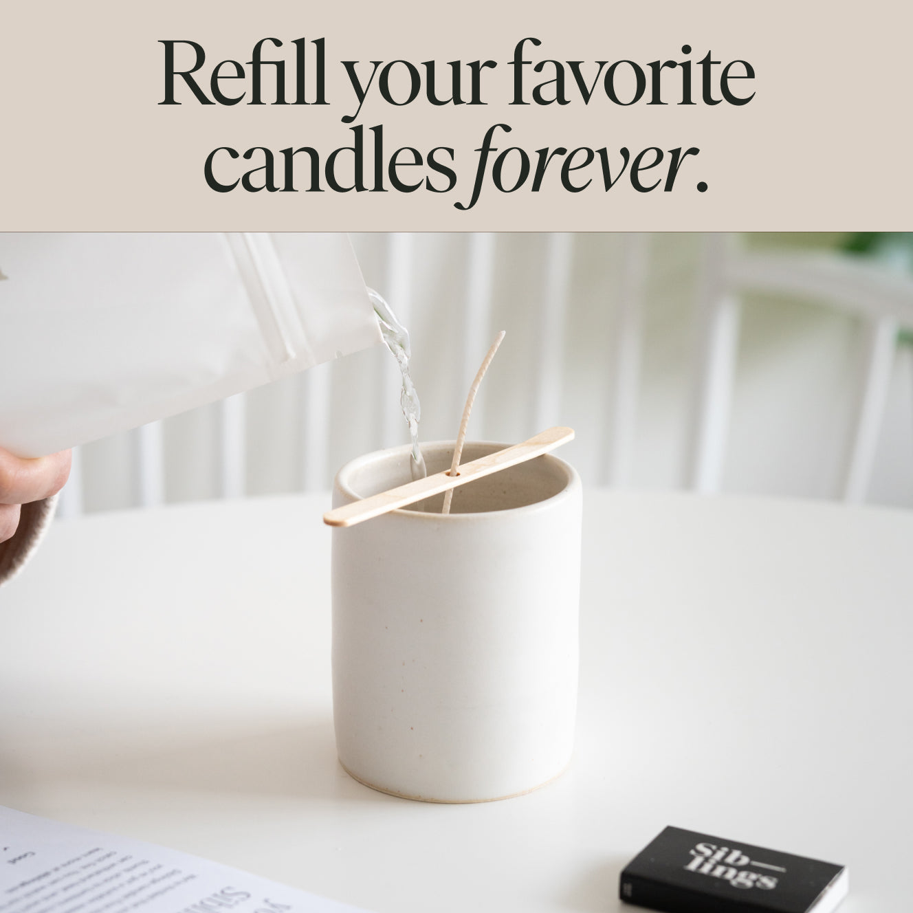 Spa Candle Refill Pack