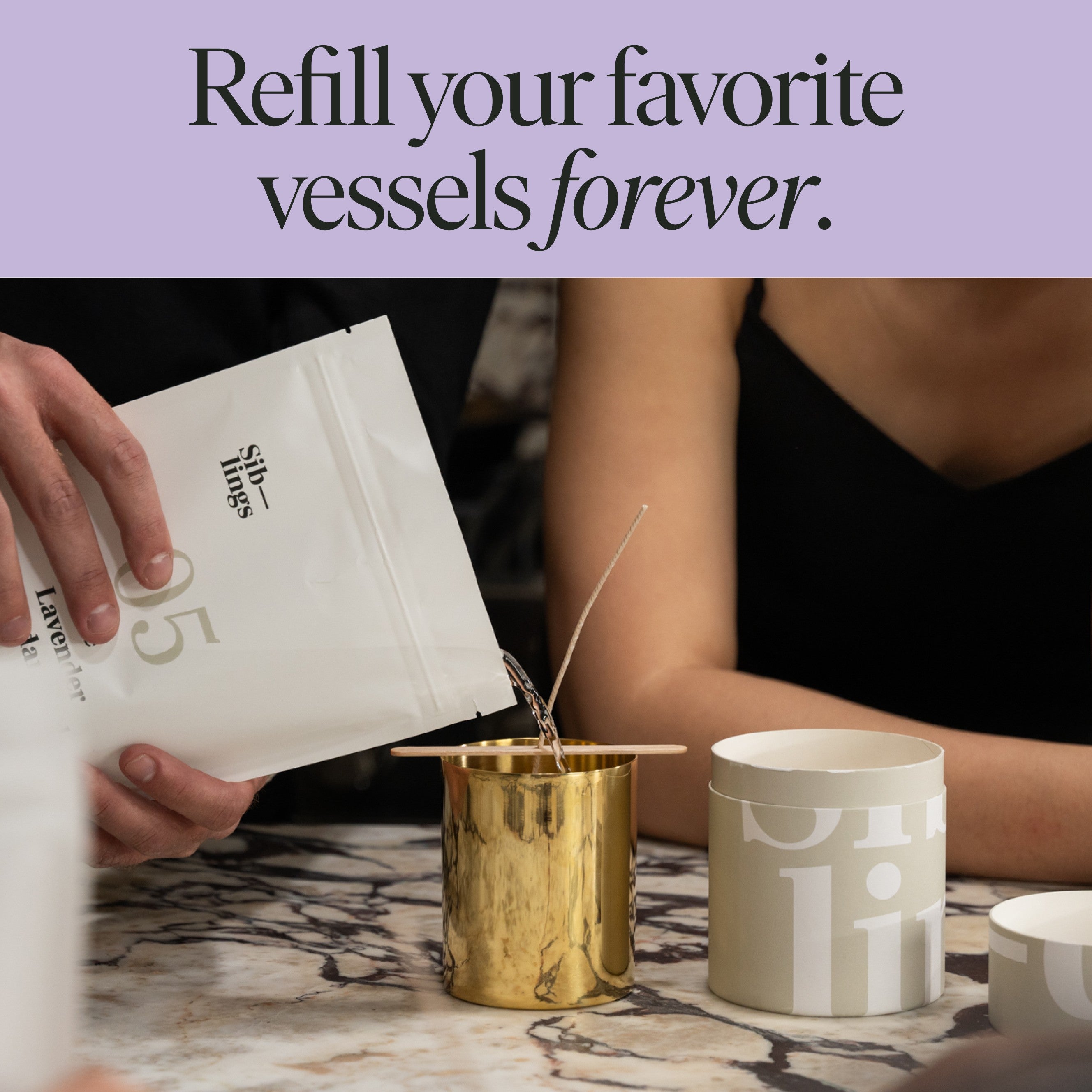 No. 05 Candle Refill — Clove, Lavender, Cedarwood