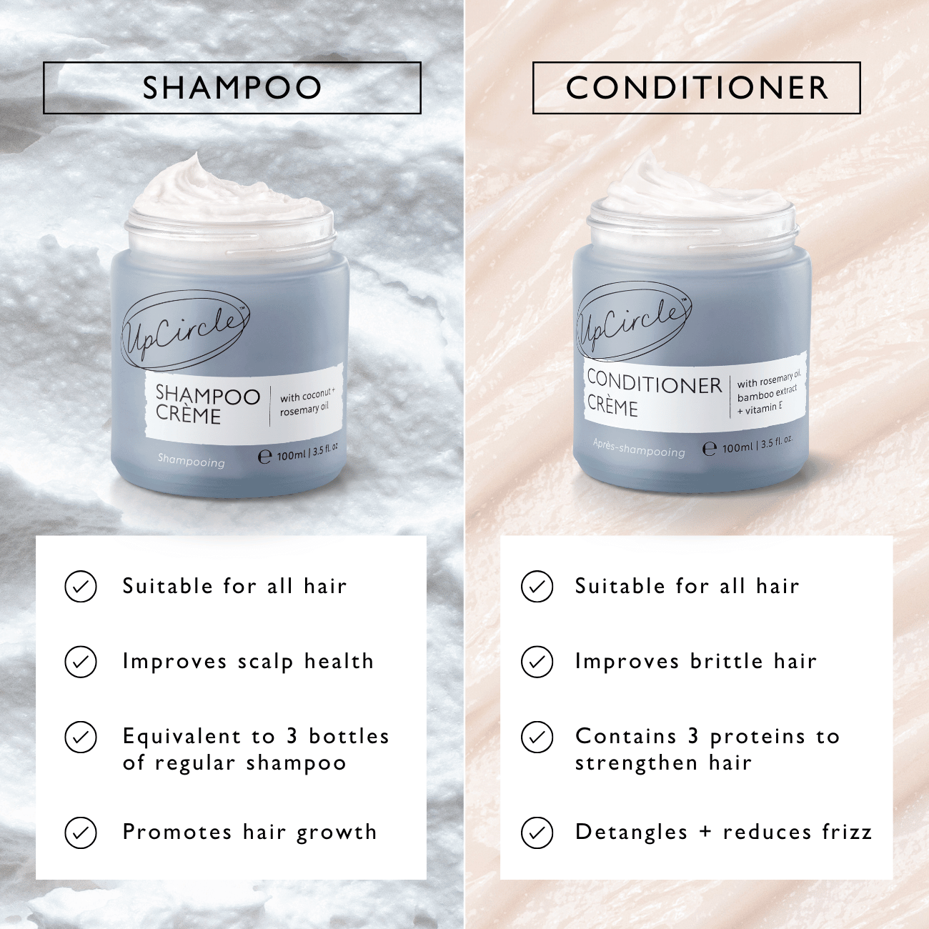 Shampoo + Conditioner Haircare Duo - Jumbo