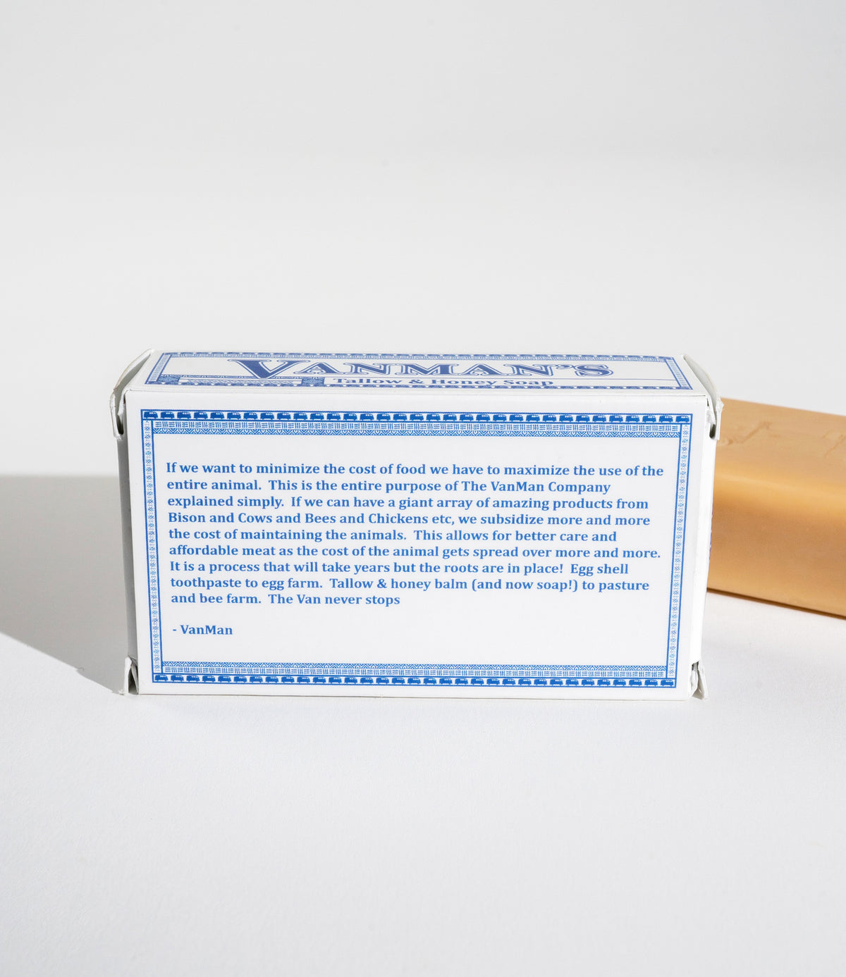 Yanman's product packaging with text on a white background