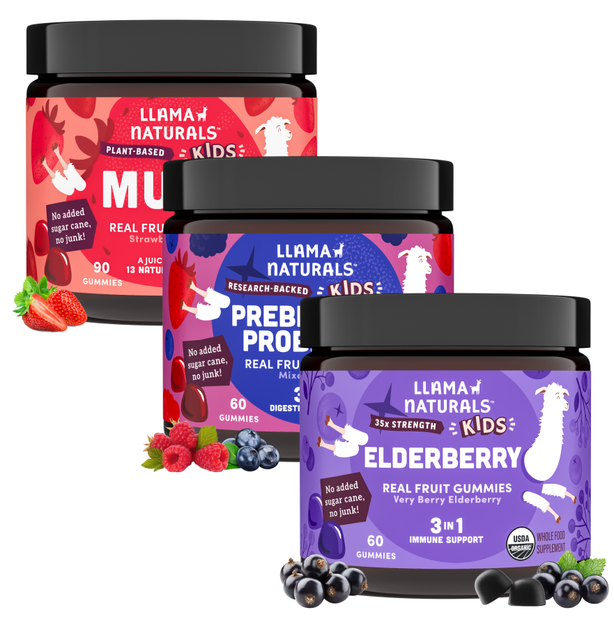 Kids Complete Wellness Bundle – Multi + Pre & Probiotic + Elderberry Gummies