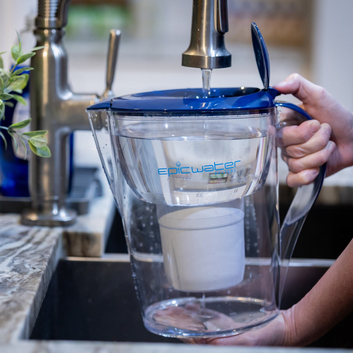 Pure XP Water Filter Pitcher | Reduces Fluoride, PFAS, & Parasites