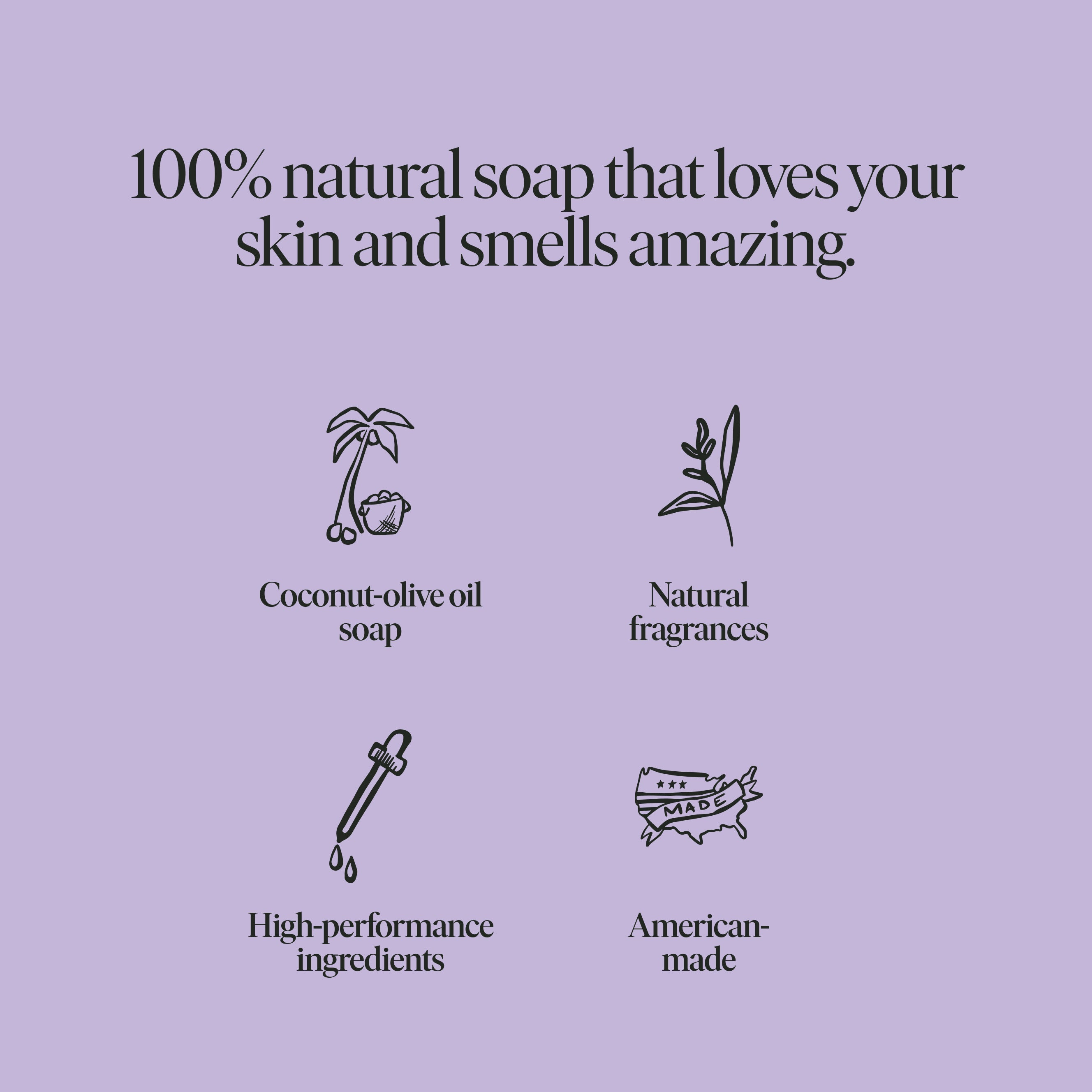 Relaxing Soap — Lavender, Eucalyptus, Tonka Bean