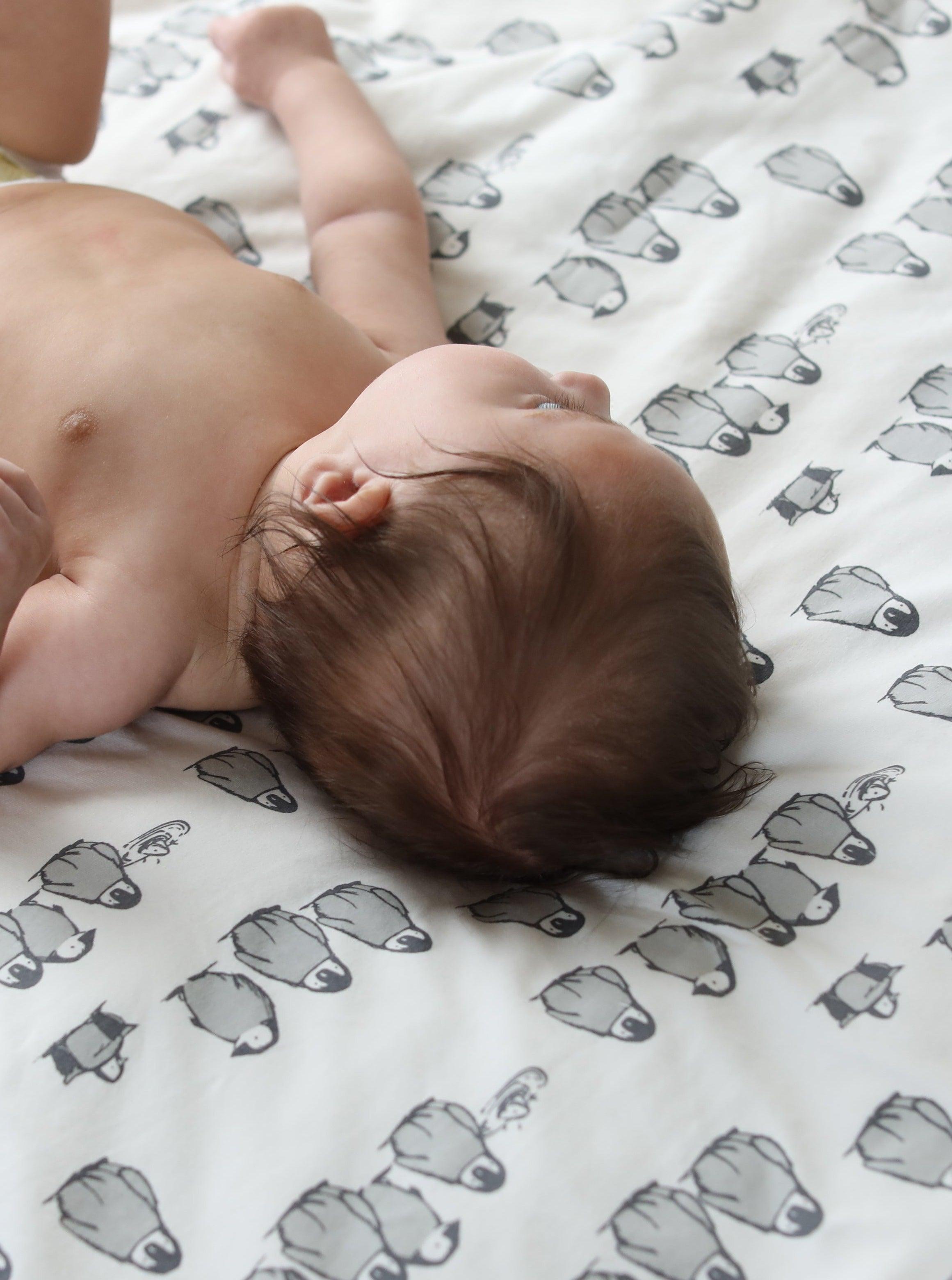 Penguin swaddle/blanket