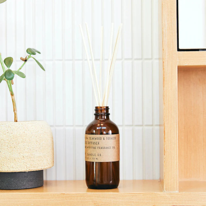 Teakwood + Tobacco Reed Diffuser 3.5oz