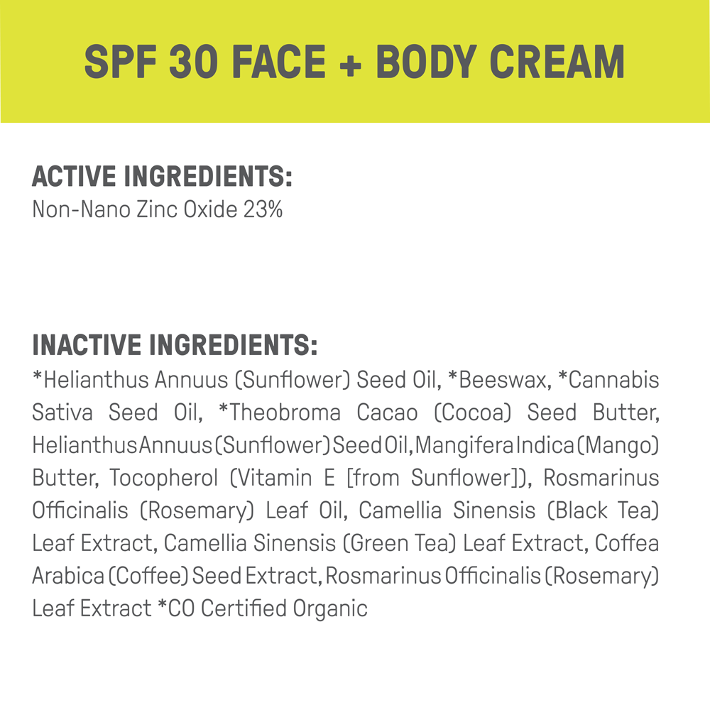 Face + Body Tin SPF 30 *Plastic Free* - 4 Pack