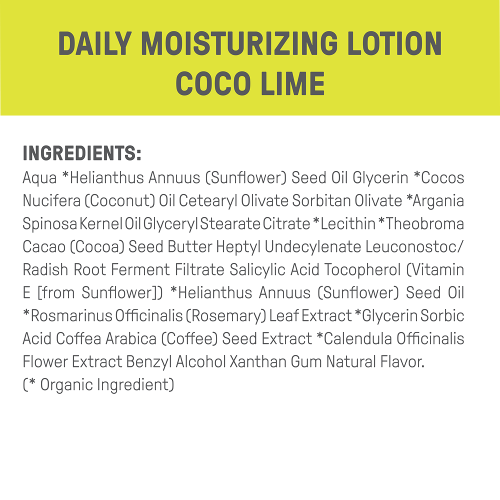All Season Daily Moisturizing Lotion - Coco Lime