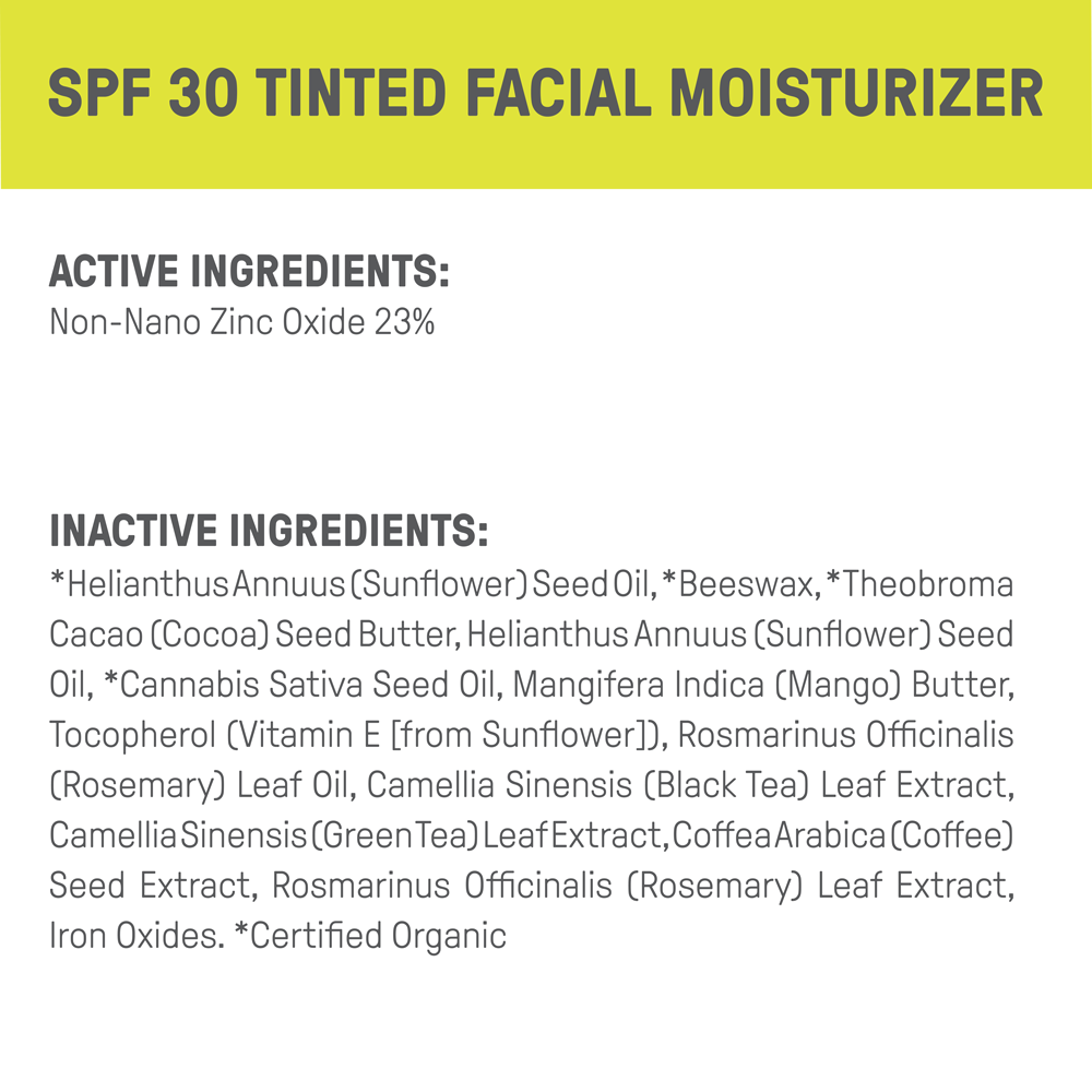 TINTED FACE MOISTURIZER SPF 30 | BRONZE