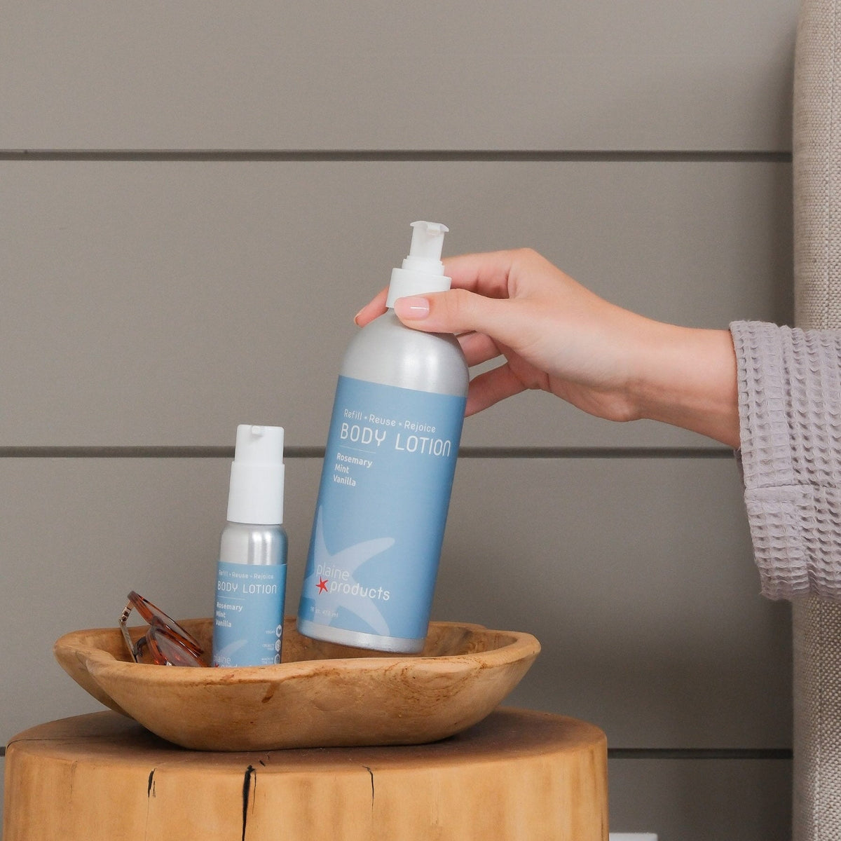 Refillable Body Lotion