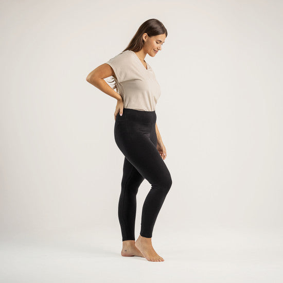 Organic Cotton Ribbed Leggings
