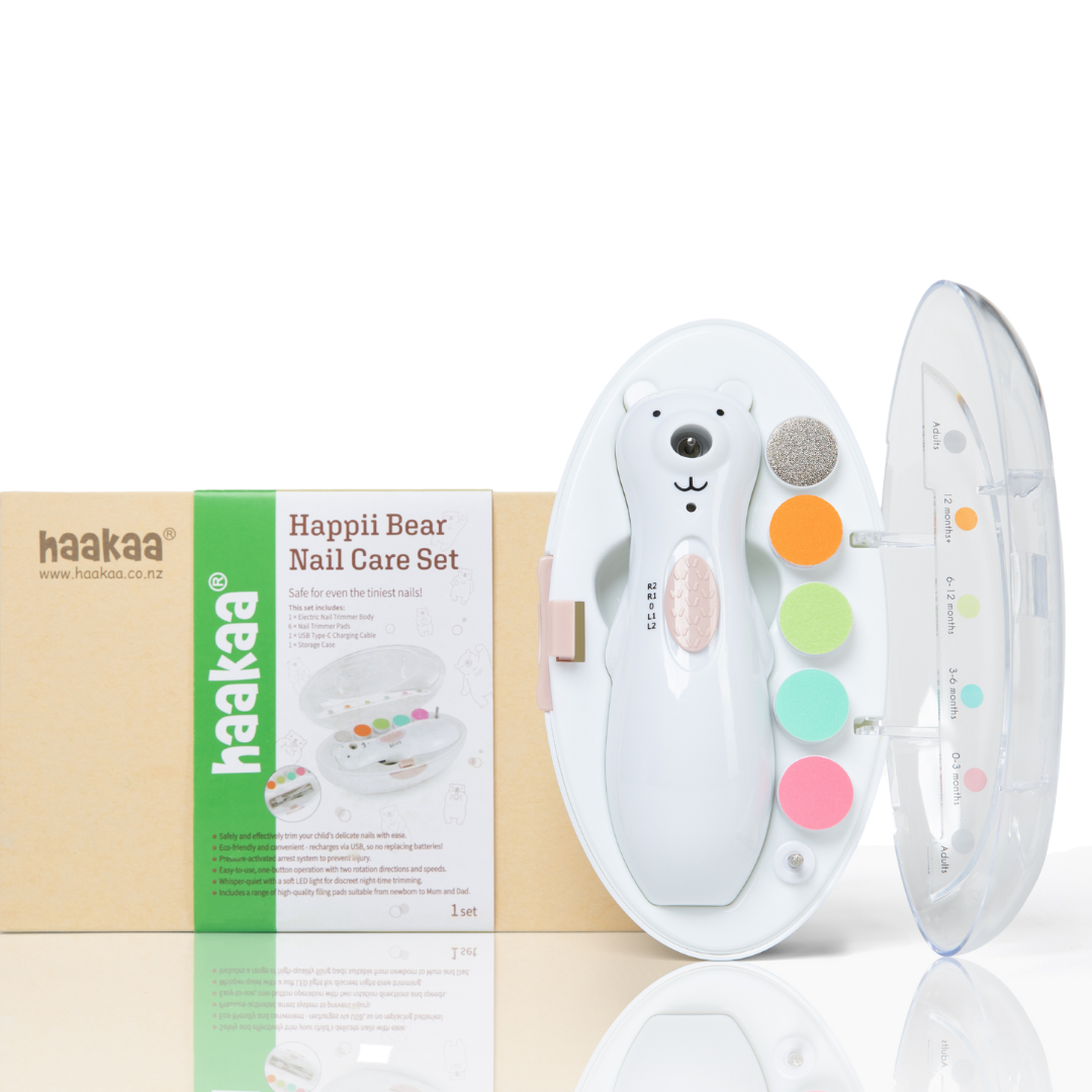 Haakaa Happii Bear Rechargeable Nail Trimmer Set
