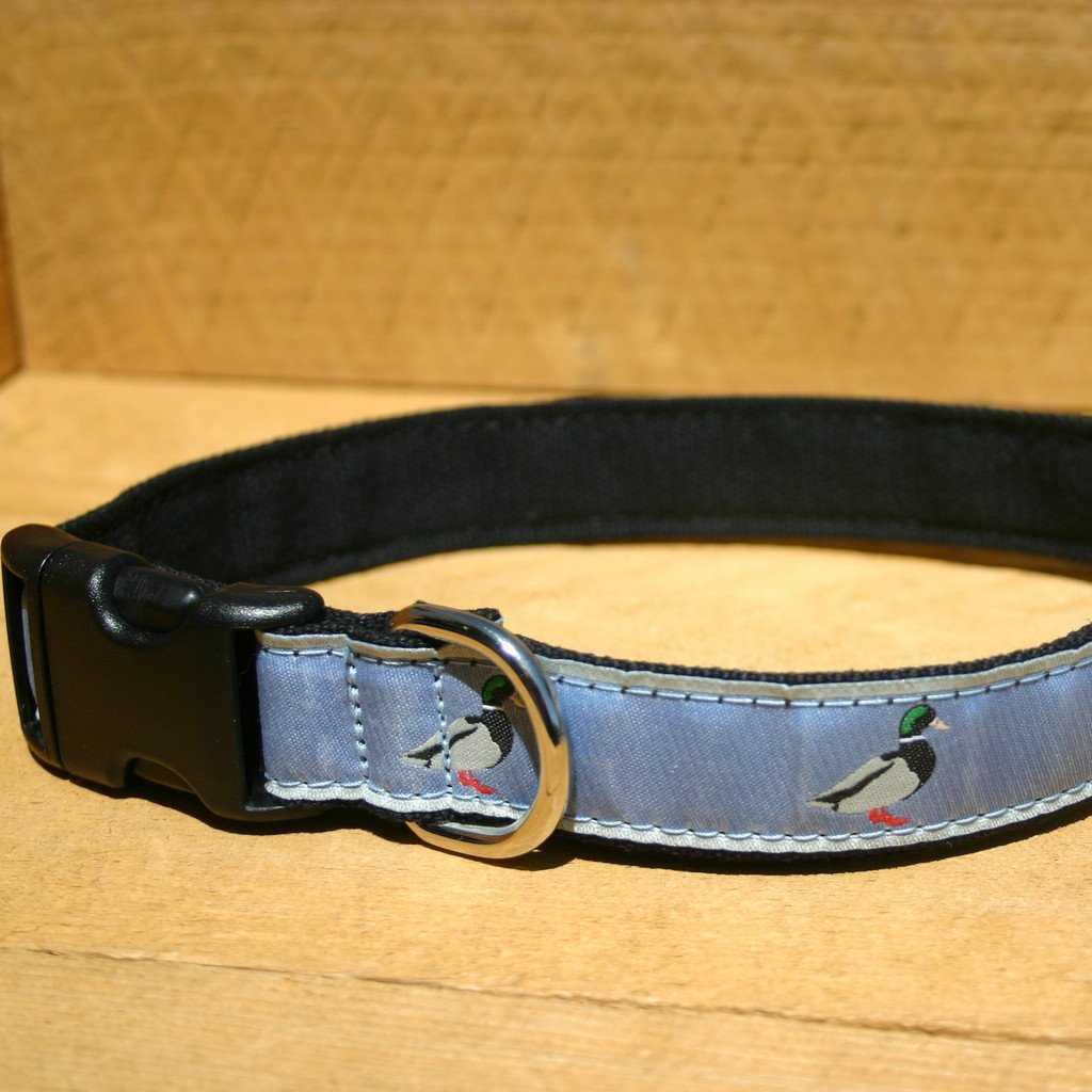 Hemp Dog Collar SLATE BLUE MALLARD