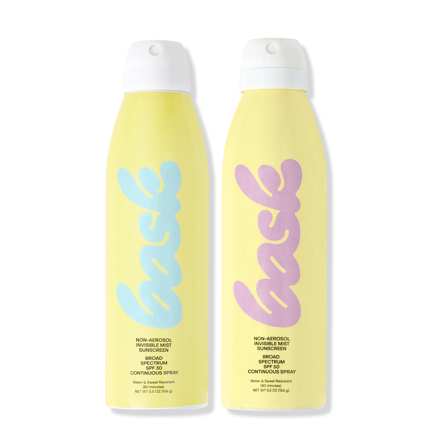Bask Suncare Non-Aerosol Spray Bundle - SPF 30 (2-Pack)
