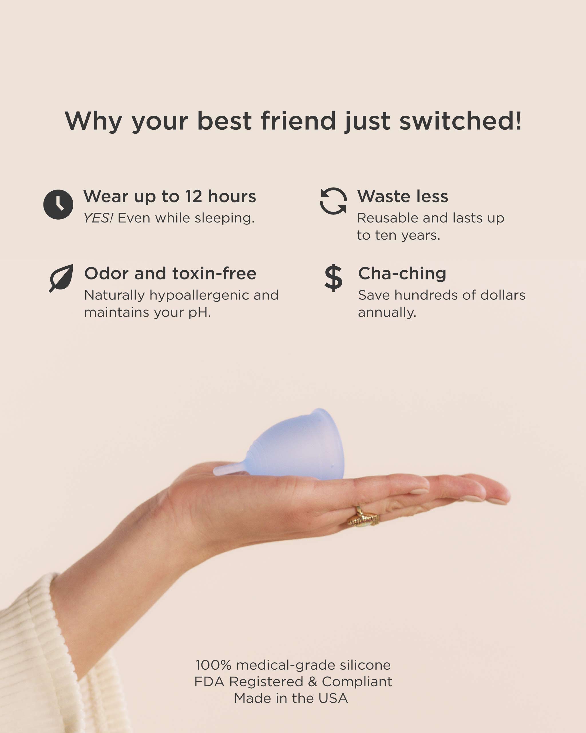 Saalt Menstrual Cup Duo Pack