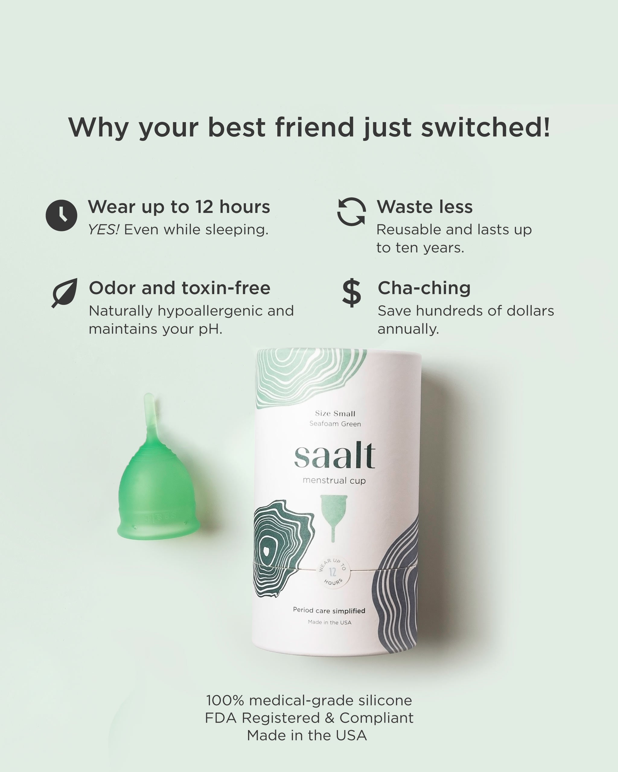 Saalt Menstrual Cup