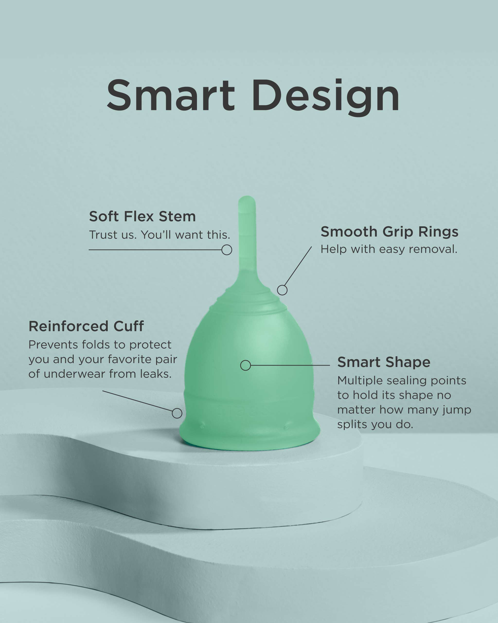 Saalt Menstrual Cup Twin Pack