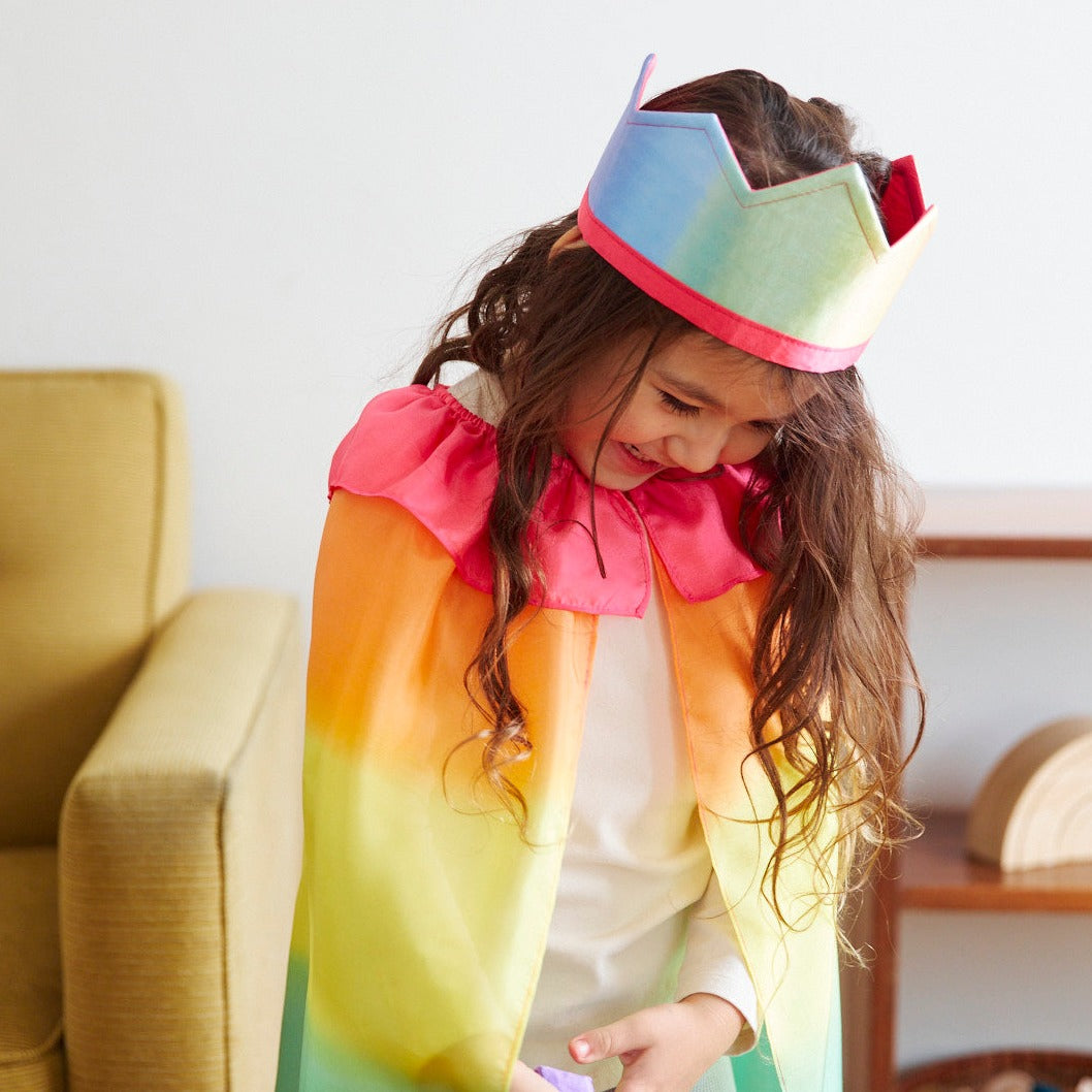 Rainbow Silk Crown