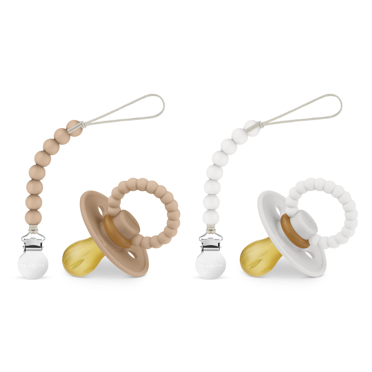 Pacifier Pair with Optional Clips