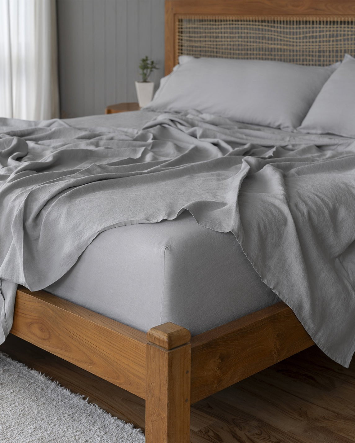 Stonewashed Linen Sheets