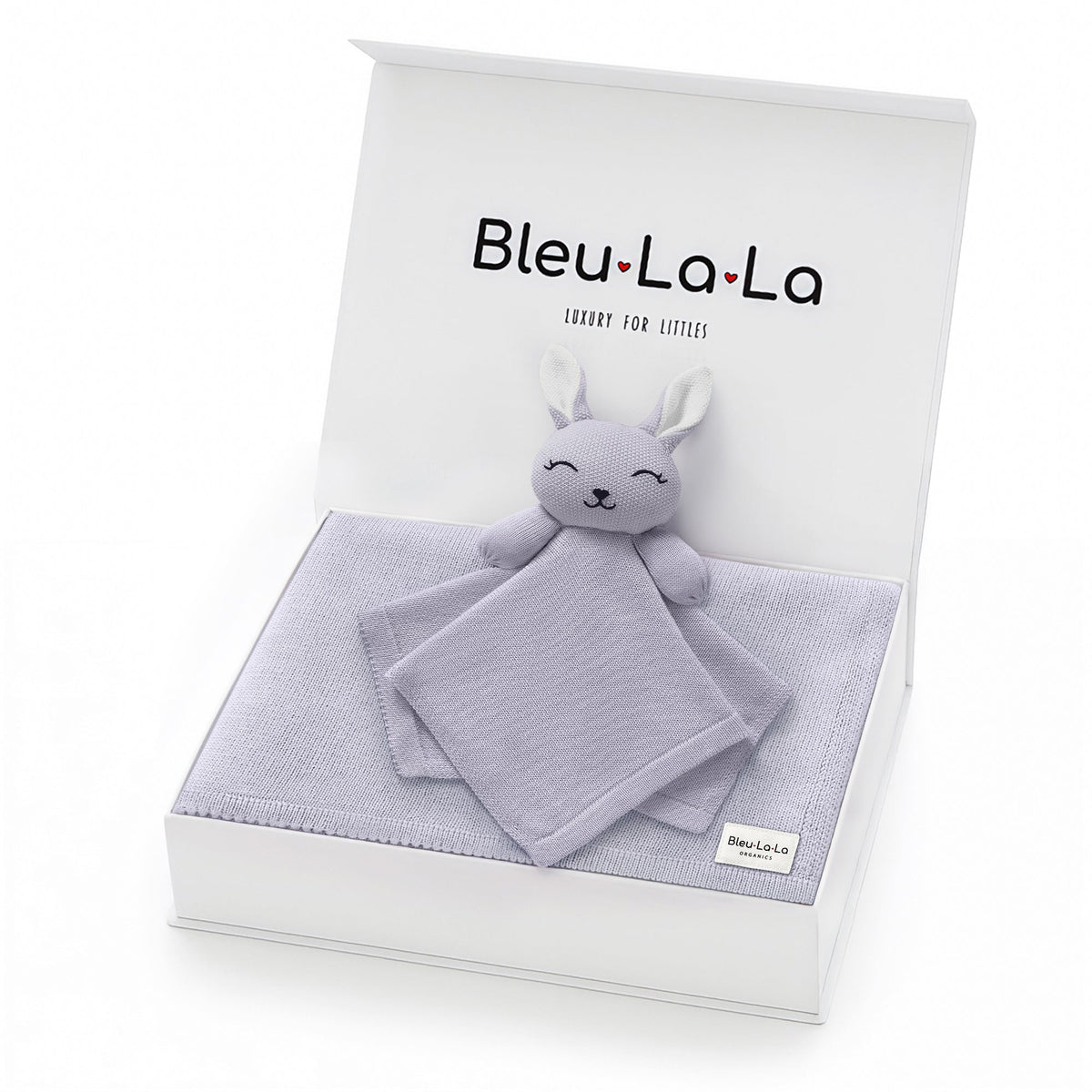 Organic Cotton Baby Blanket & Lovey Gift Set