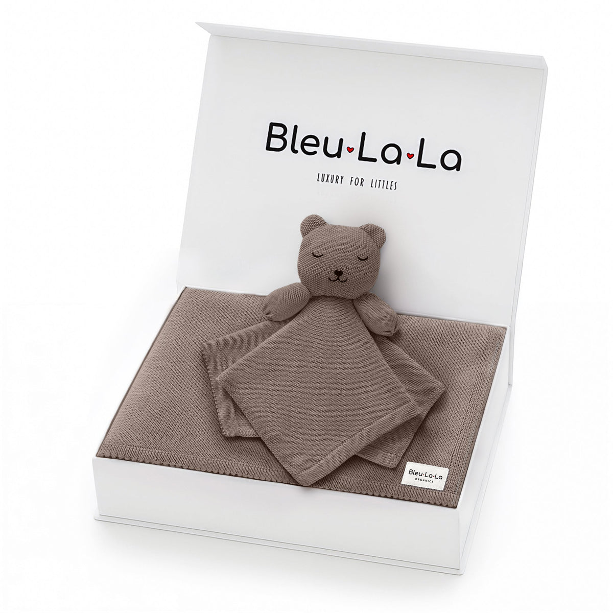 Organic Cotton Baby Blanket & Lovey Gift Set