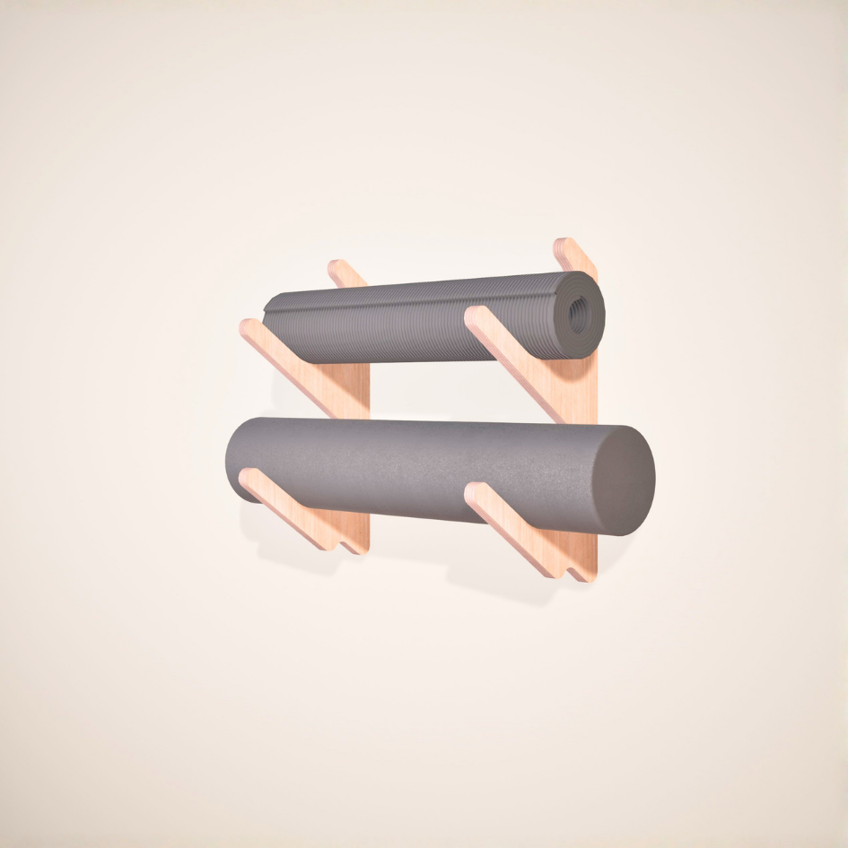Yoga Prop Wall Organizer | Stack Rack