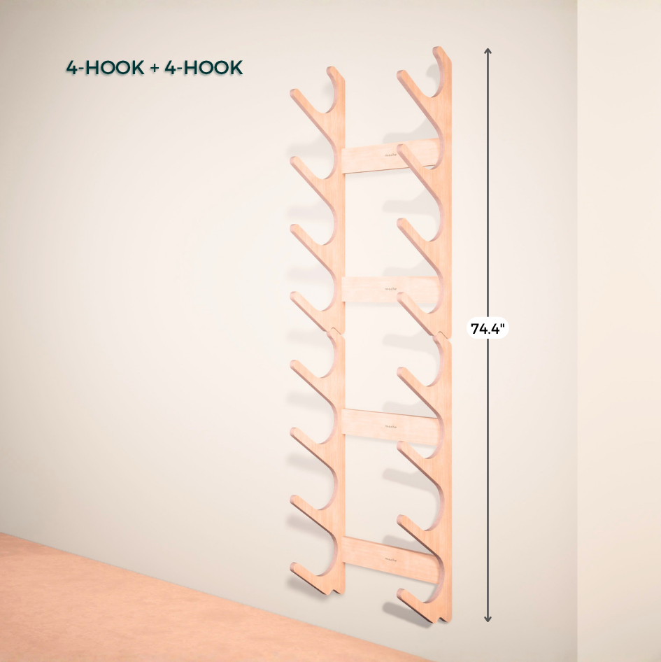 Yoga Prop Wall Organizer | Stack Rack