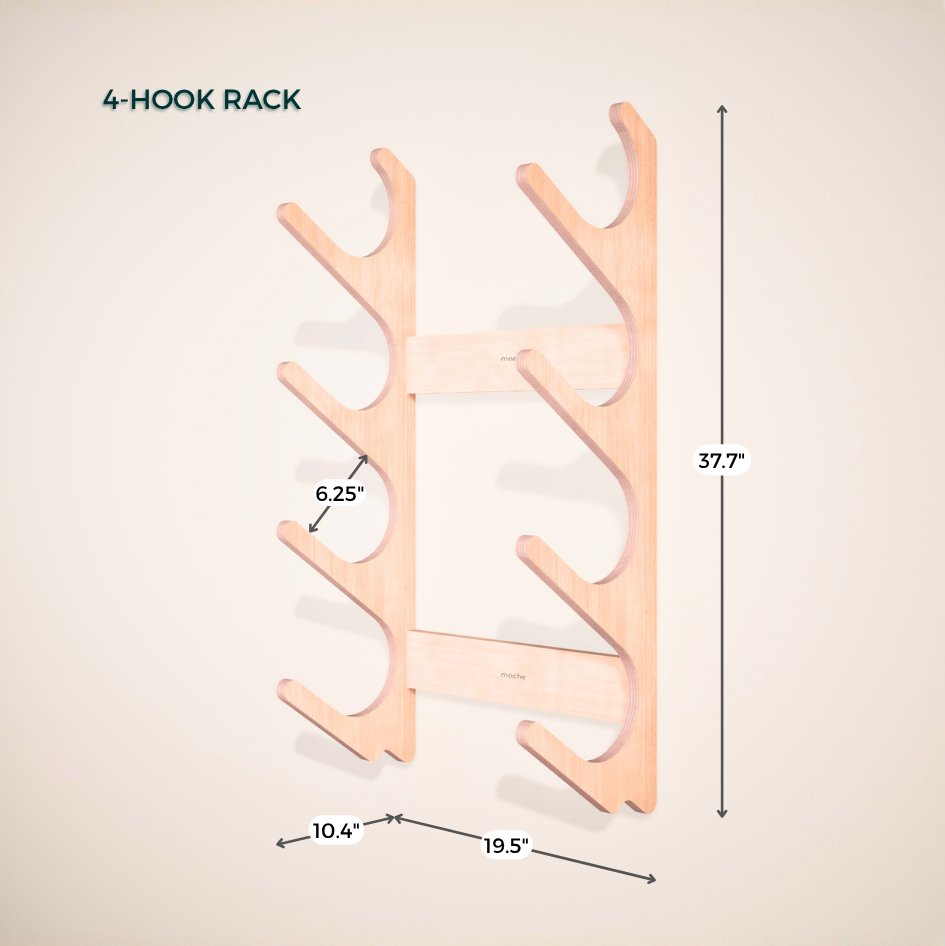Yoga Prop Wall Organizer | Stack Rack