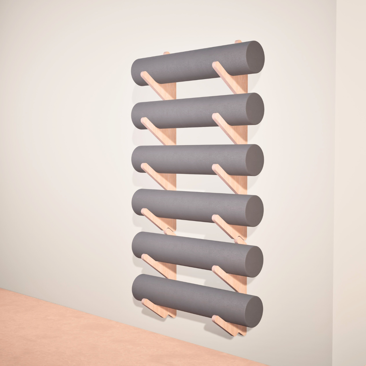 Yoga Prop Wall Organizer | Stack Rack