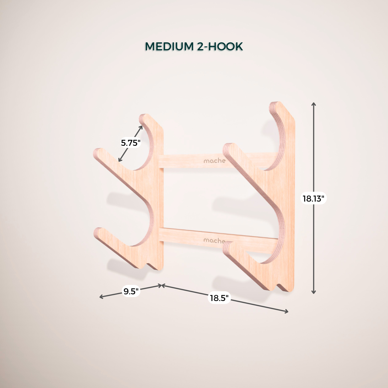 Yoga Prop Wall Organizer | Stack Rack