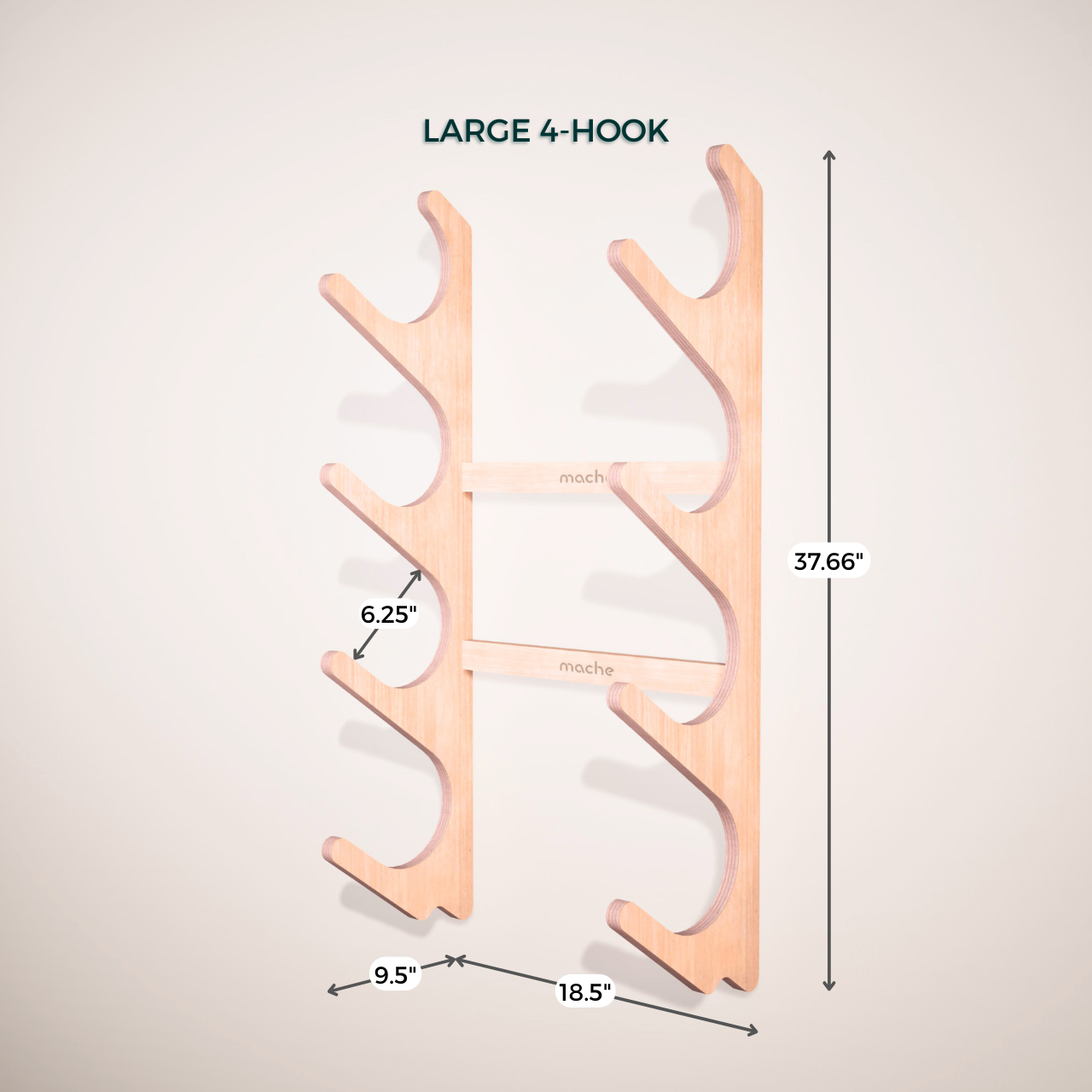 Yoga Prop Wall Organizer | Stack Rack