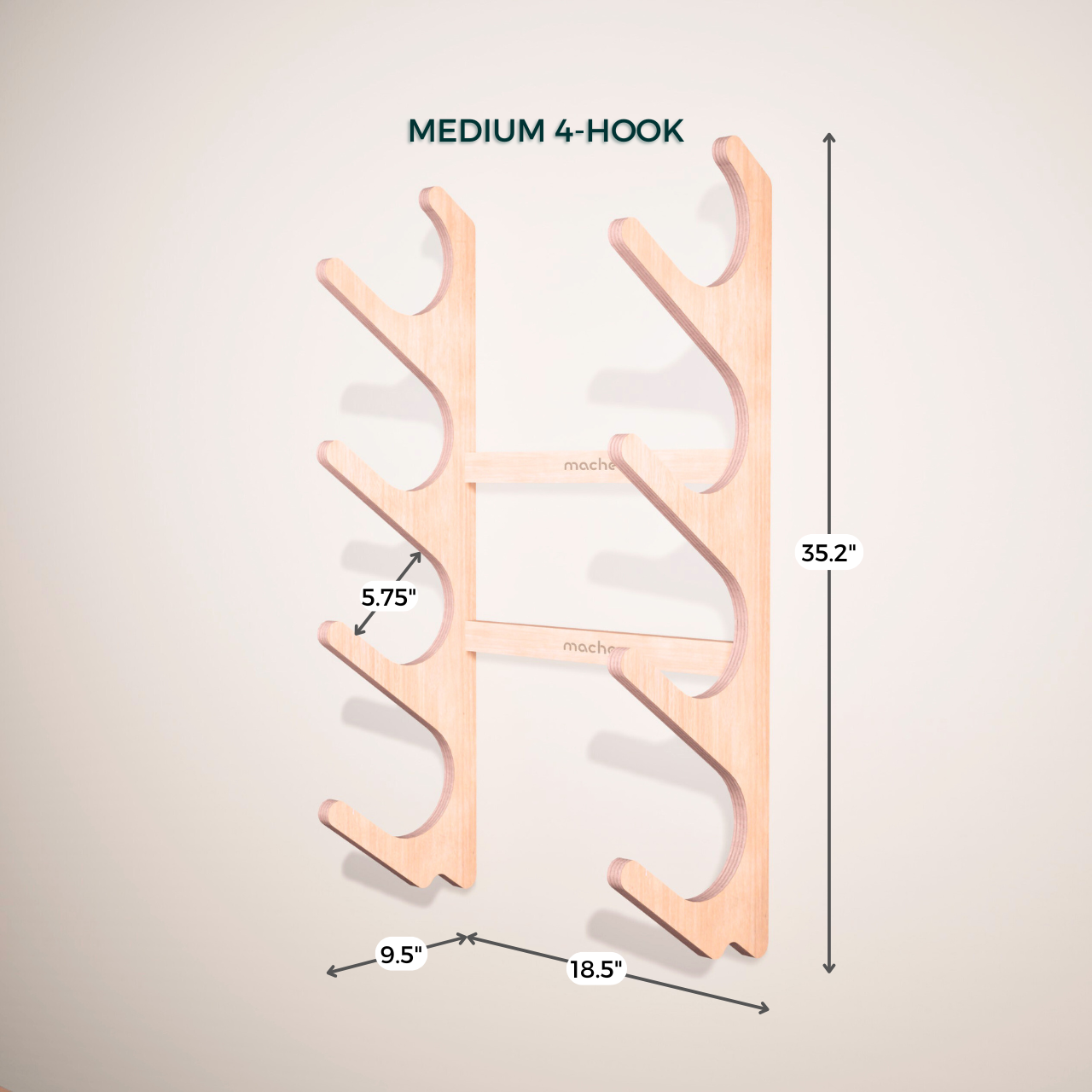 Yoga Prop Wall Organizer | Stack Rack