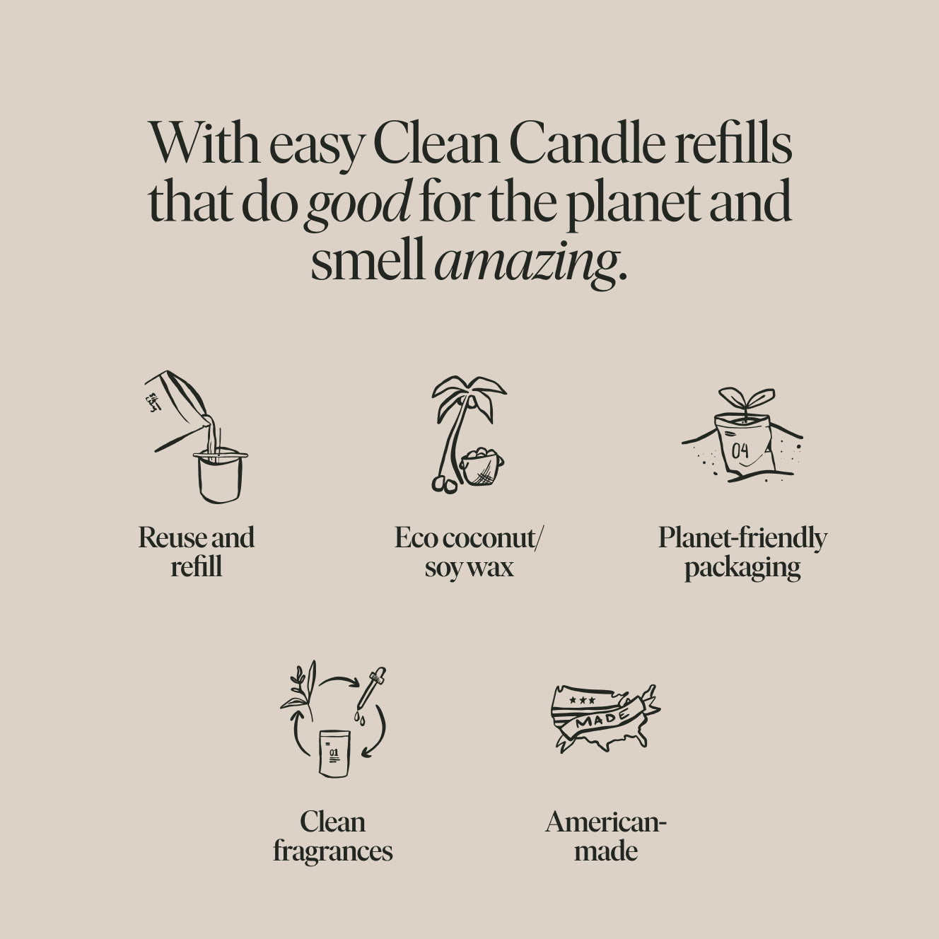 Spa Candle Refill Pack
